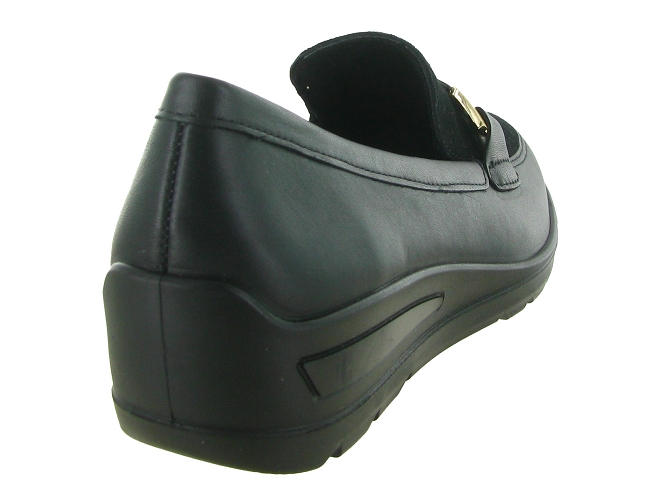 mocassins - Compensé - femme - Cuir - Noir - Ara6804001_5