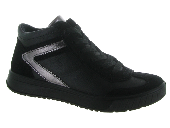 baskets et sneakers - Confort - femme - Cuir - Noir - Ara