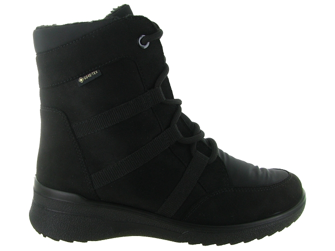 apres ski bottes fourrees - Botte de neige - femme - Cuir - Noir - Ara6804501_2