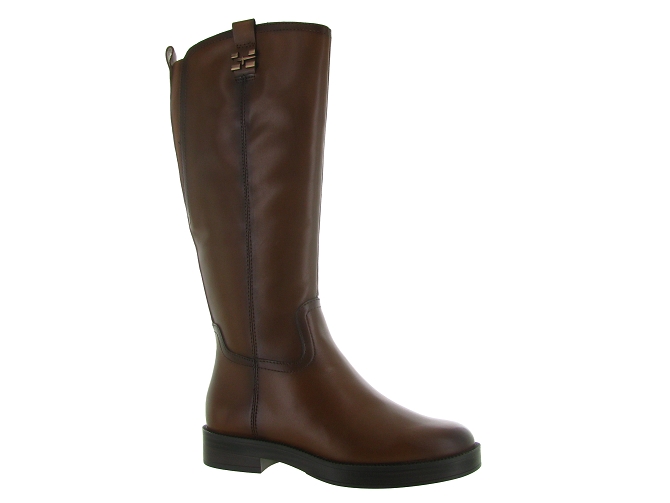 bottes - Cavalières - femme - Cuir - Marron - Tamaris