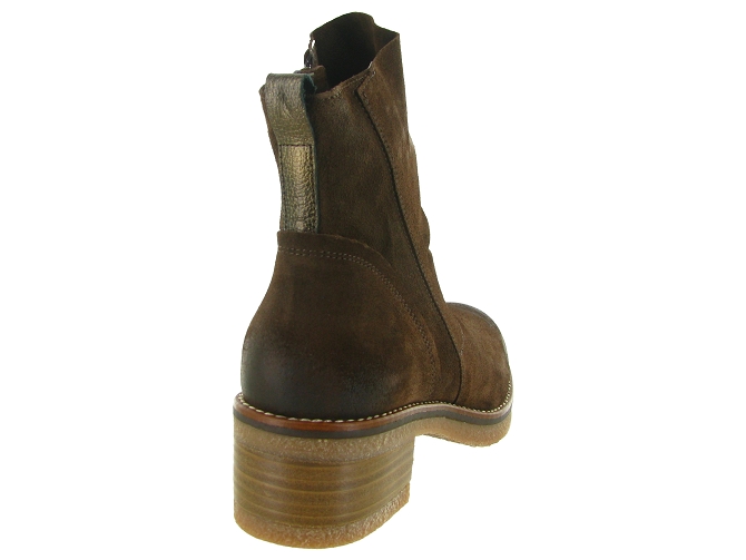 bottines et boots - Casual - femme - Nubuck - Marron - Minka design6806102_5