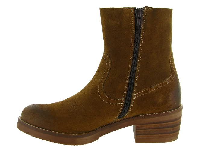 bottines et boots - Casual - femme - Nubuck - Camel - Minka design6806201_4