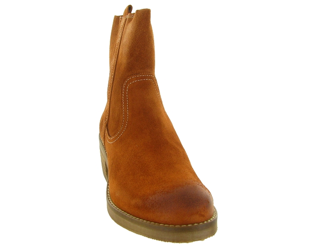 bottines et boots - Casual - femme - Nubuck - Orange - Minka design6806202_3