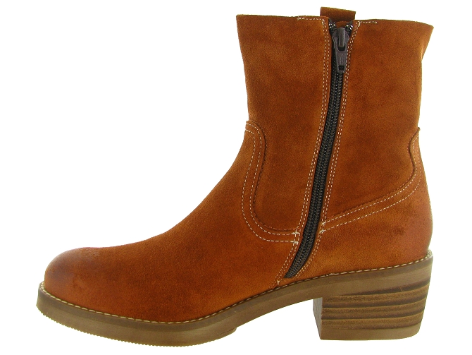 bottines et boots - Casual - femme - Nubuck - Orange - Minka design6806202_4