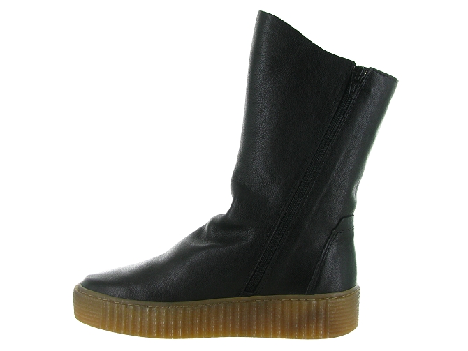 bottes - Casual - femme - Cuir - Noir - Armando6806601_4