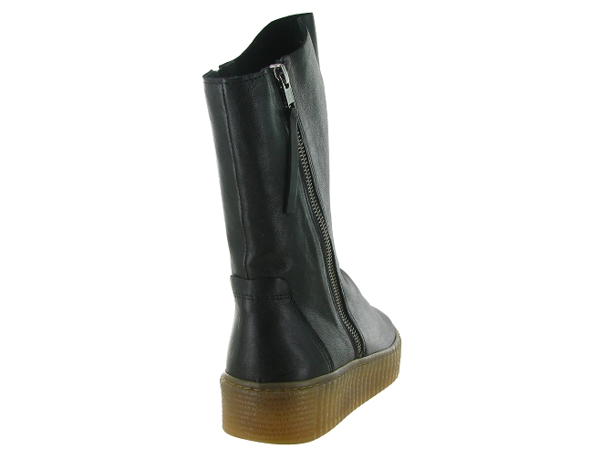 bottes - Casual - femme - Cuir - Noir - Armando6806601_5