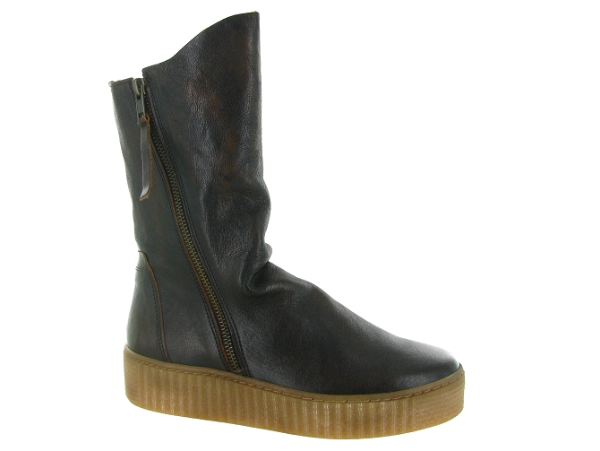 bottes - Casual - femme - Cuir - Marron - Armando