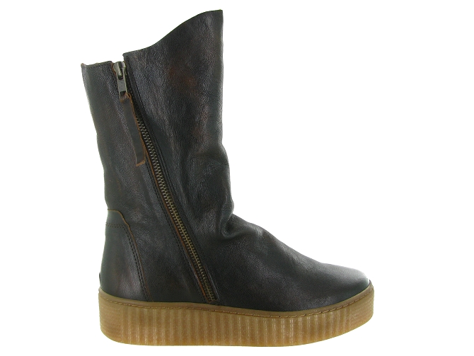 bottes - Casual - femme - Cuir - Marron - Armando6806602_2