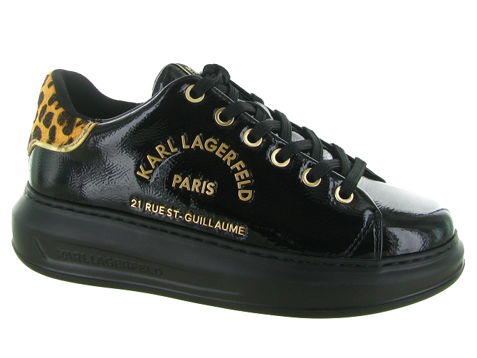 baskets et sneakers - Tendance - femme - Cuir - Noir - Karl lagerfeld
