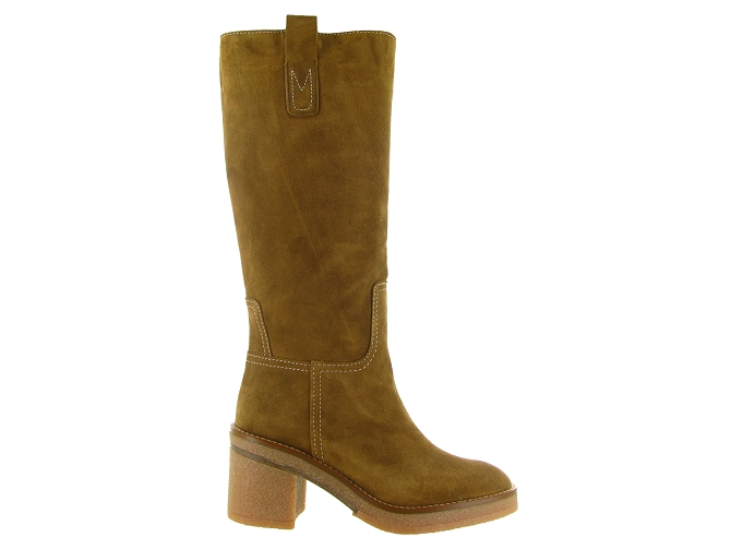 bottes - Casual - femme - Nubuck - Camel - Alpe6808701_2