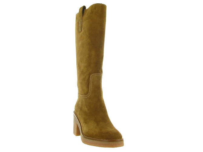bottes - Casual - femme - Nubuck - Camel - Alpe6808701_3