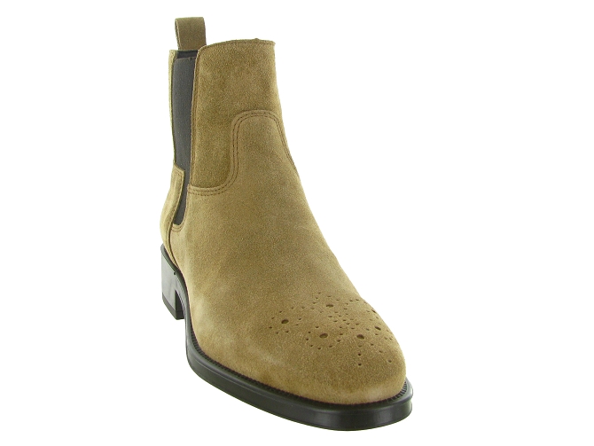 bottines et boots - Chelsea - femme - Nubuck - Beige - Alpe6808901_3