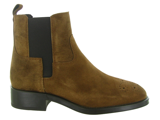 bottines et boots - Chelsea - femme - Nubuck - Marron - Alpe6808902_2