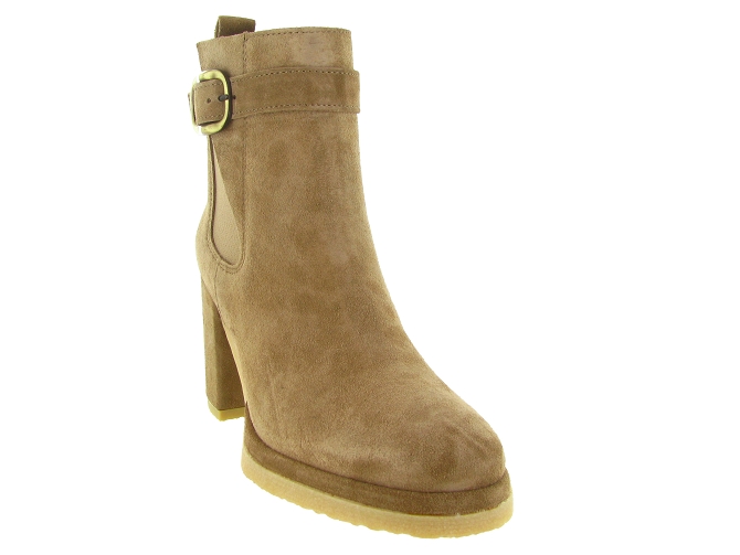 bottines et boots - Chelsea - femme - Nubuck - Taupe - Alpe6809001_3