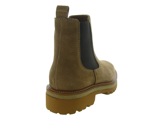 bottines et boots - Chelsea - femme - Nubuck - Taupe - Alpe6809101_4