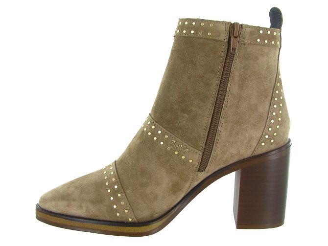 bottines et boots - Casual - femme - Nubuck - Taupe - Alpe6809201_4