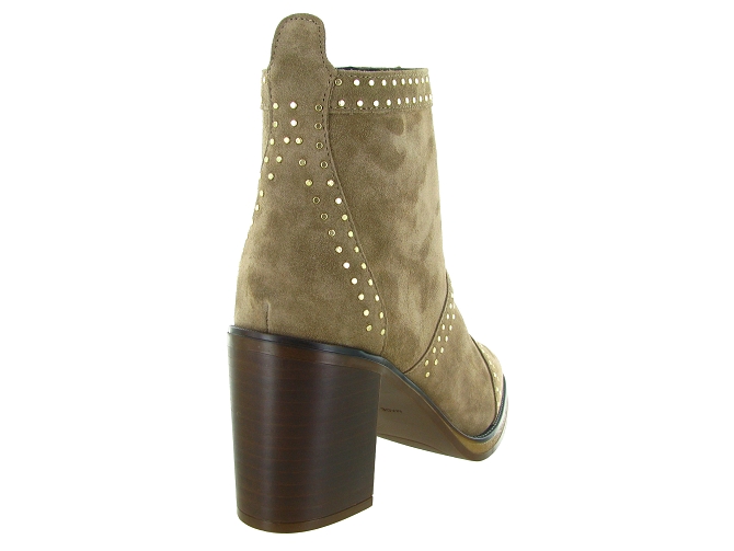 bottines et boots - Casual - femme - Nubuck - Taupe - Alpe6809201_5