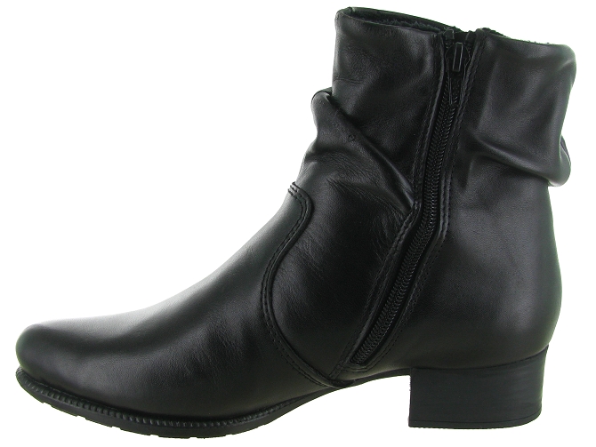 apres ski bottes fourrees - Bottine chaude - femme - Cuir - Noir - Rieker6809501_4