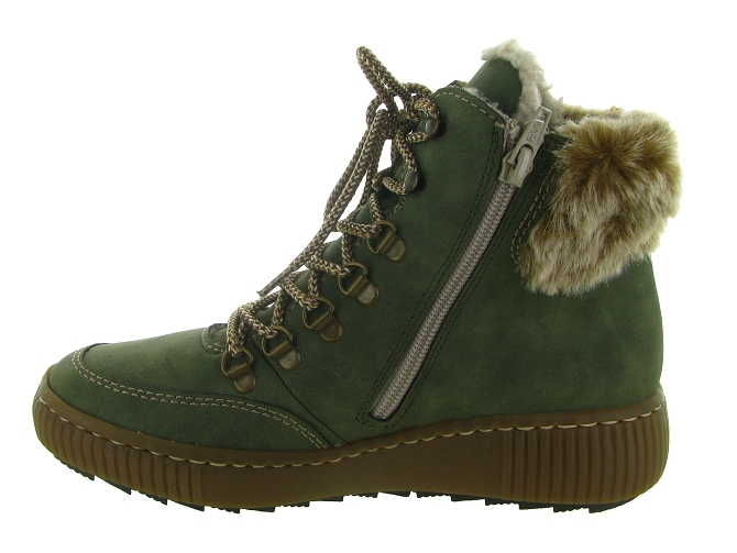 apres ski bottes fourrees - Chaussure neige - femme - Synthétique - Vert - Rieker6810501_4
