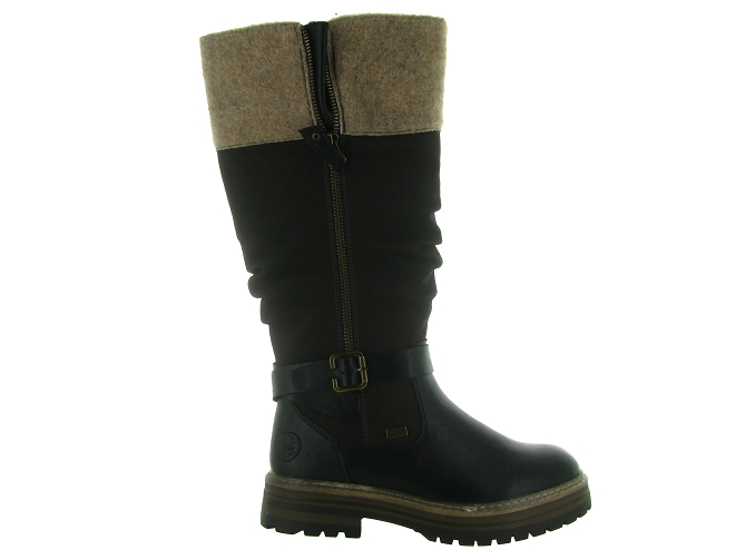 apres ski bottes fourrees - Botte fourrée - femme - Synthétique - Marron - Rieker6810701_2