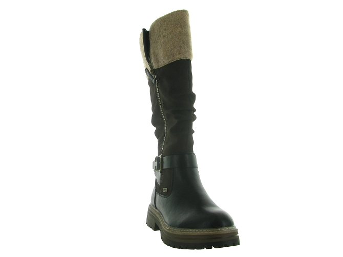 apres ski bottes fourrees - Botte fourrée - femme - Synthétique - Marron - Rieker6810701_3