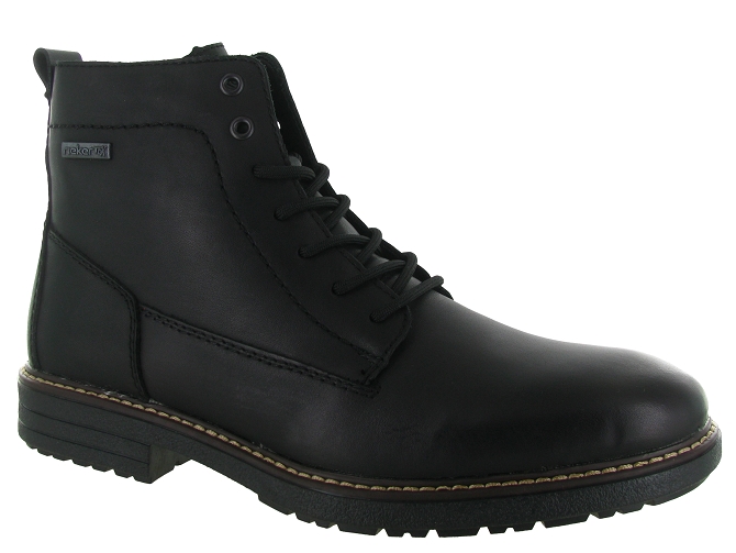 bottines et boots - Classique & Chic - homme - Cuir - Noir - Rieker
