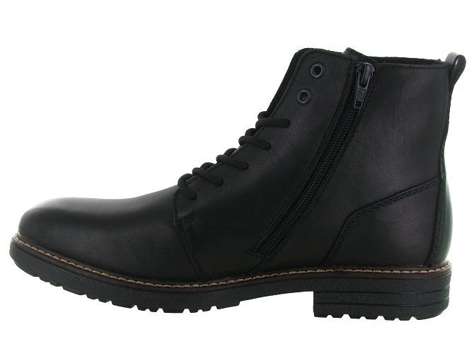 bottines et boots - Classique & Chic - homme - Cuir - Noir - Rieker6811301_4