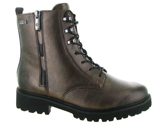 bottines et boots - Classique & Chic - femme - Cuir - Bronze - Remonte
