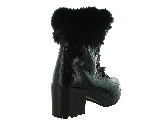apres ski bottes fourrees - Chaussure neige - femme - Cuir - Noir - New italia shoes6812801_5