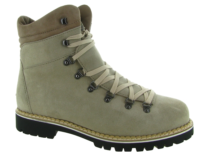 apres ski bottes fourrees - Chaussures neige - homme - Nubuck - Taupe - New italia shoes