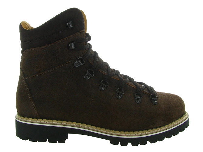 apres ski bottes fourrees - Chaussures neige - homme - Nubuck - Marron - New italia shoes6812902_2
