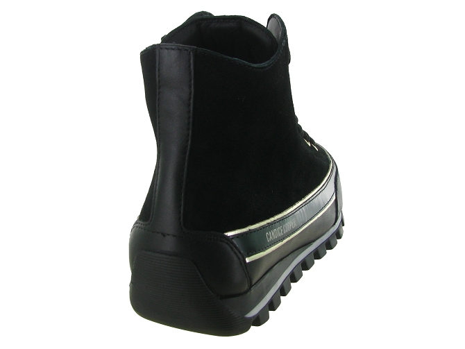 baskets et sneakers - Montante - femme - Nubuck - Noir - Candice cooper6813401_5