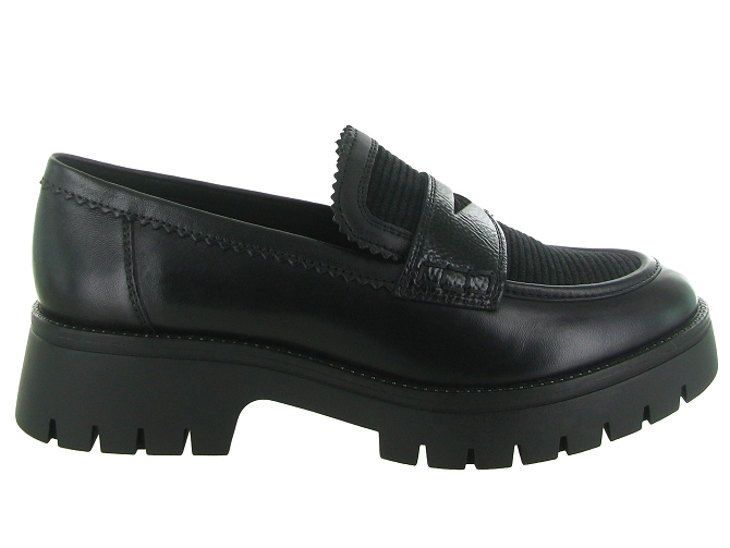 mocassins - Elégant - femme - Cuir - Noir - Regarde le ciel...6813801_2