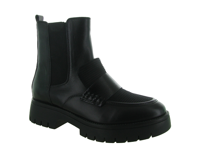 bottines et boots - Classique & Chic - femme - Cuir - Noir - Regarde le ciel...