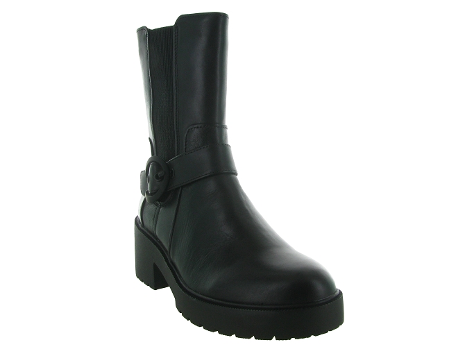 bottines et boots - Motardes - femme - Cuir - Noir - Regarde le ciel...6814701_3