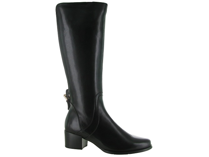 bottes - Casual - femme - Cuir - Noir - Regarde le ciel...