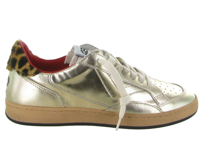 baskets et sneakers - Tendance - femme - Cuir laminé - Or - 4b126816701_2