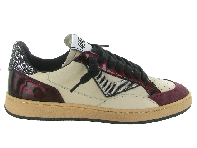 baskets et sneakers - Tendance - femme - Cuir - Beige - 4b126816802_2