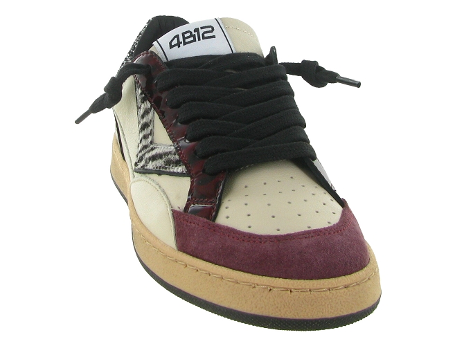 baskets et sneakers - Tendance - femme - Cuir - Beige - 4b126816802_3