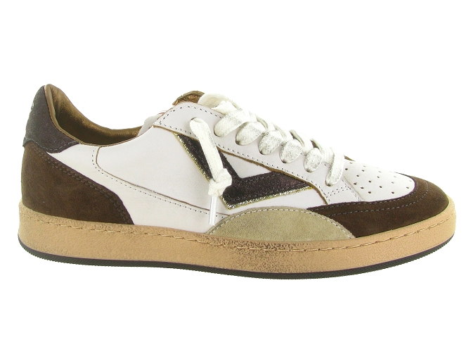baskets et sneakers - Tendance - femme - Cuir - Blanc - 4b126816803_2