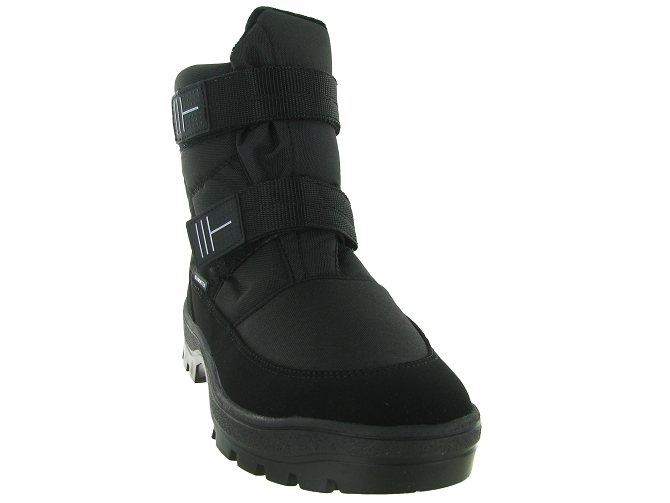 apres ski bottes fourrees - Bottes de neige - homme - Nylon - Noir - La thuile6818201_3