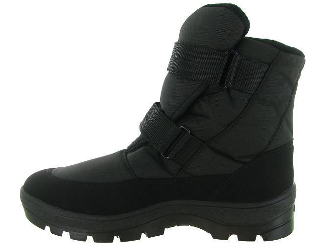 apres ski bottes fourrees - Bottes de neige - homme - Nylon - Noir - La thuile6818201_4