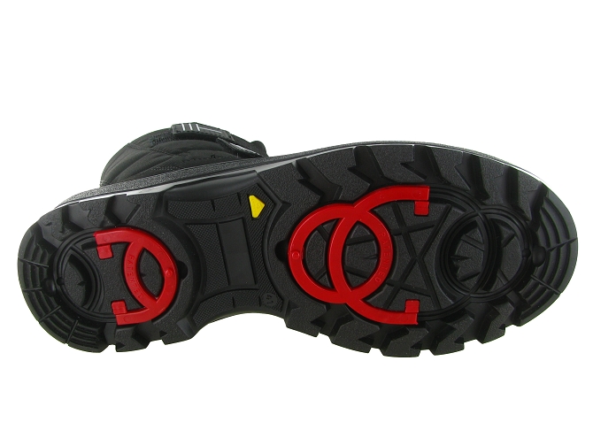 apres ski bottes fourrees - Bottes de neige - homme - Nylon - Noir - La thuile6818201_6