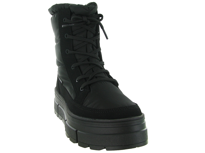 apres ski bottes fourrees - Botte de neige - femme - Nylon - Noir - La thuile6818801_3