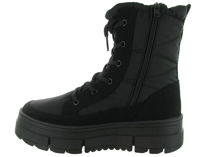 apres ski bottes fourrees - Botte de neige - femme - Nylon - Noir - La thuile6818801_4