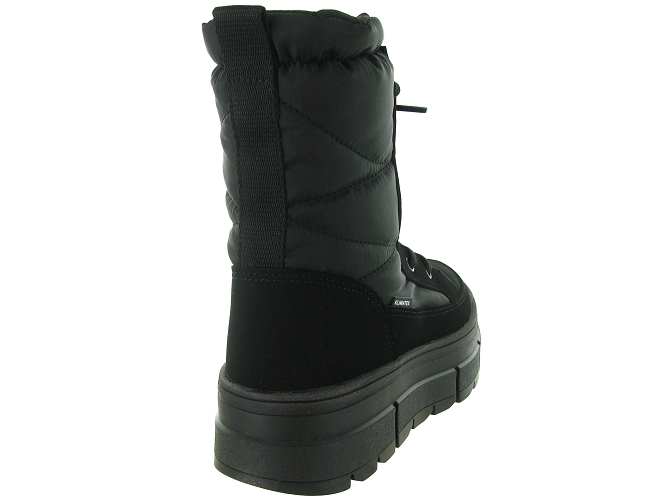 apres ski bottes fourrees - Botte de neige - femme - Nylon - Noir - La thuile6818801_5