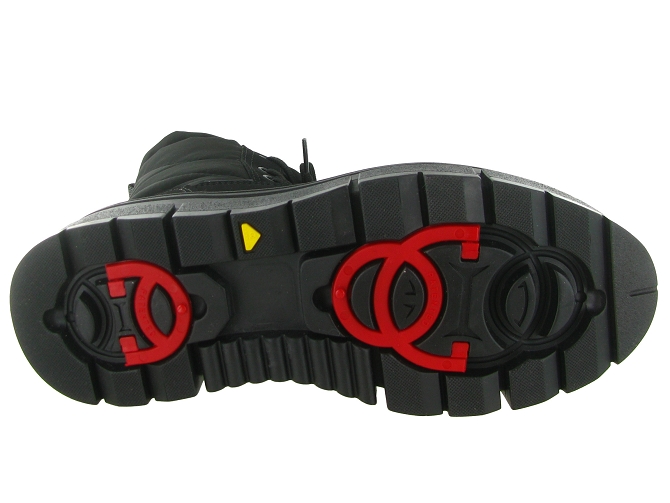 apres ski bottes fourrees - Botte de neige - femme - Nylon - Noir - La thuile6818801_6