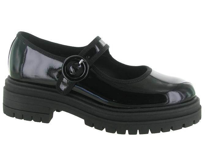 mocassins - Compensé - femme - Cuir - Noir - Repetto