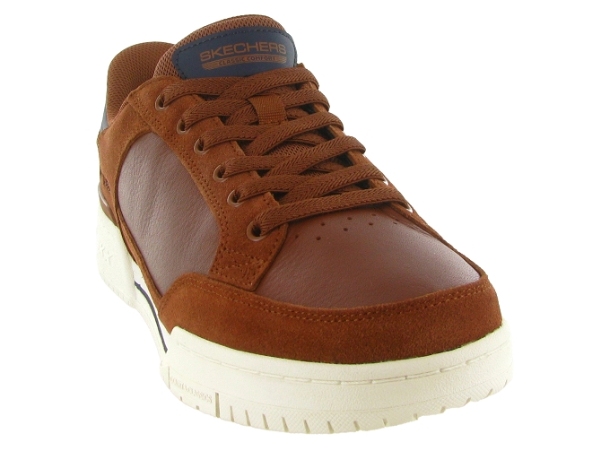 baskets et sneakers - Confort - homme - Cuir - Marron - Skechers footwear6819801_3