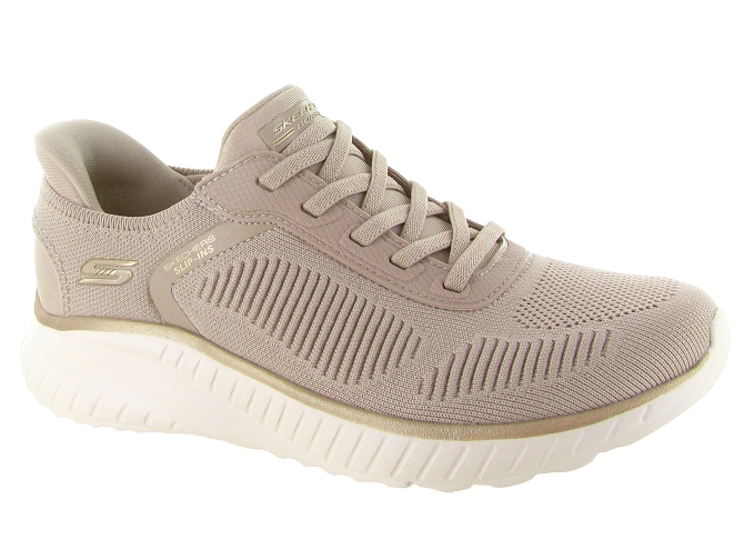 baskets et sneakers - Confort - femme - Toile  - Beige - Skechers footwear